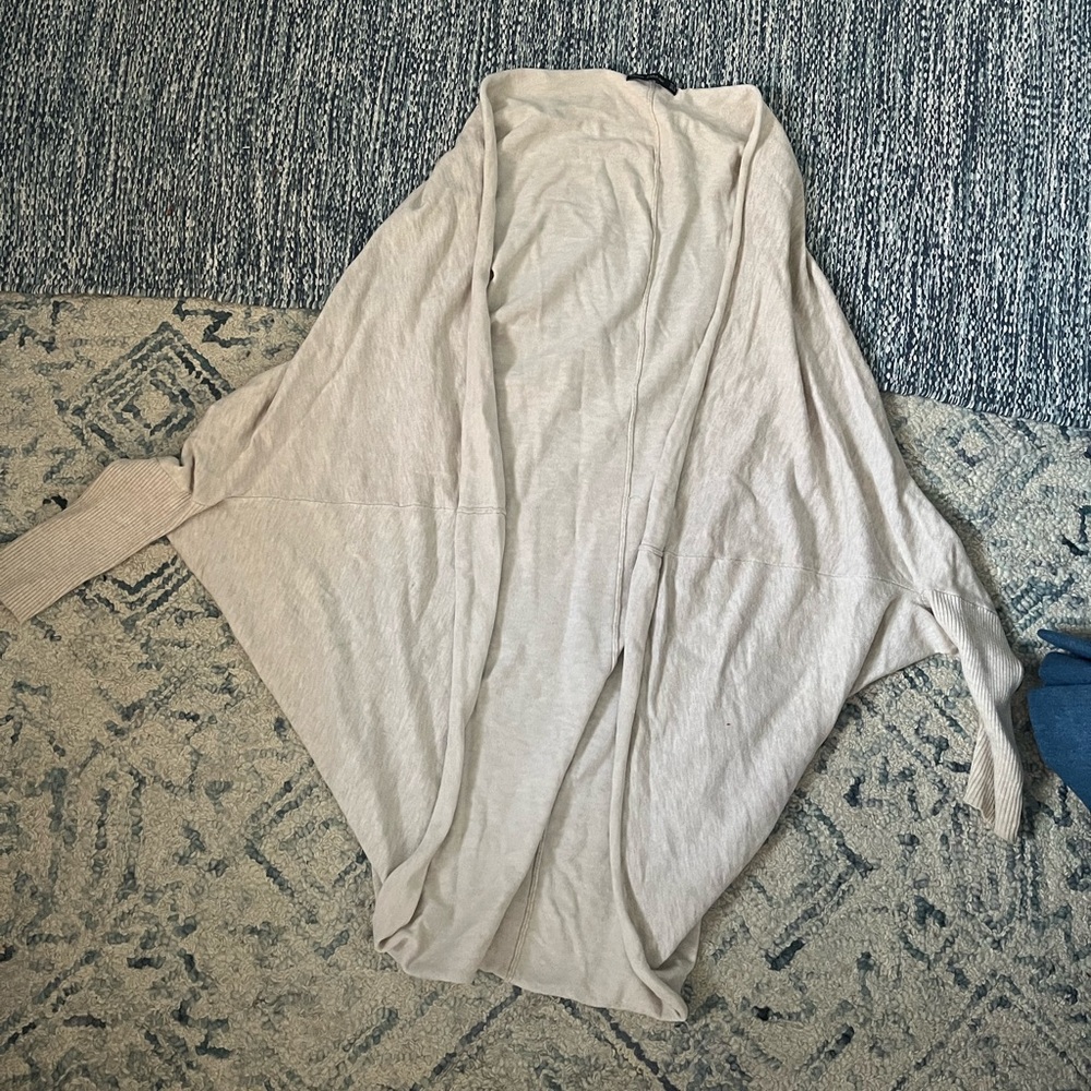 Really cute shawl / scoop sweater cardigan